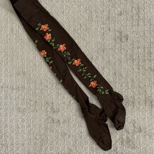 Floral tights